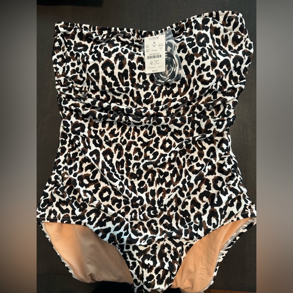J. Crew Leopard one-piece swimsuit - Picture 6 of 6